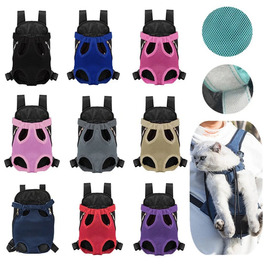 Mochila Portadora para Mascotas de Doble Hombro