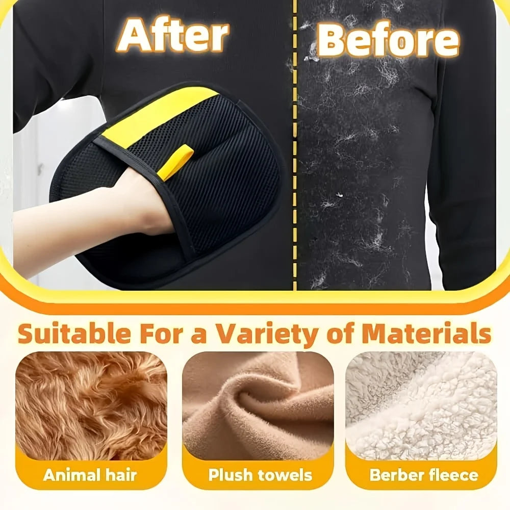Pet Hair Removal Gloves Brush Brushes Tool Remover Cat Dog Grooming Cleaning Removing Collection Sofa Carpet Clothes House Home