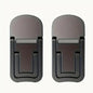 2PCS Mini Foldable Laptop Stand Portable Computer Keyboard Riser with 2 Adjustable Angles Self-Adhesive Invisible Notebook Stand