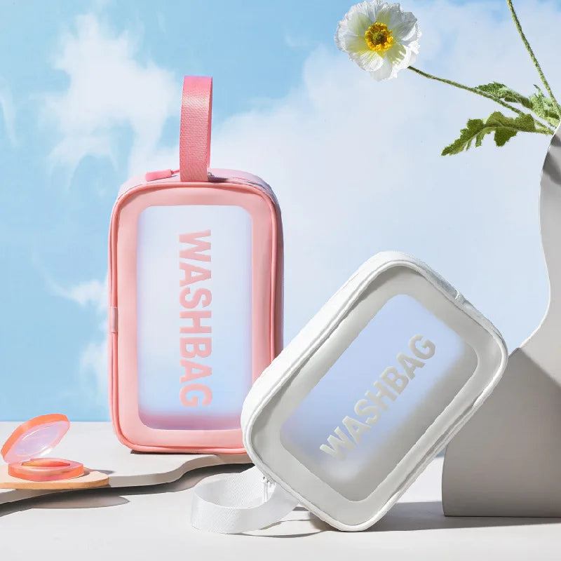 Bolso Transparente Organizador de Maquillaje para Viaje