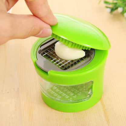 Prensa de Ajo Manual de Acero Inoxidable