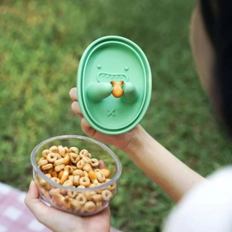 Portable Multifunctional Storage Box for Snacks and Cookies