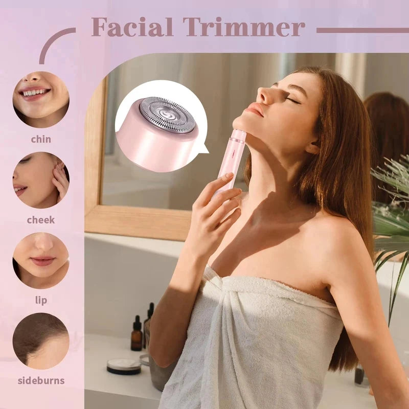 Electric Shaver for Woman Double Head Dual Purpose Female Razor Body Epilator Leg Underarm Bikini Electric Hair Remover Trimmer