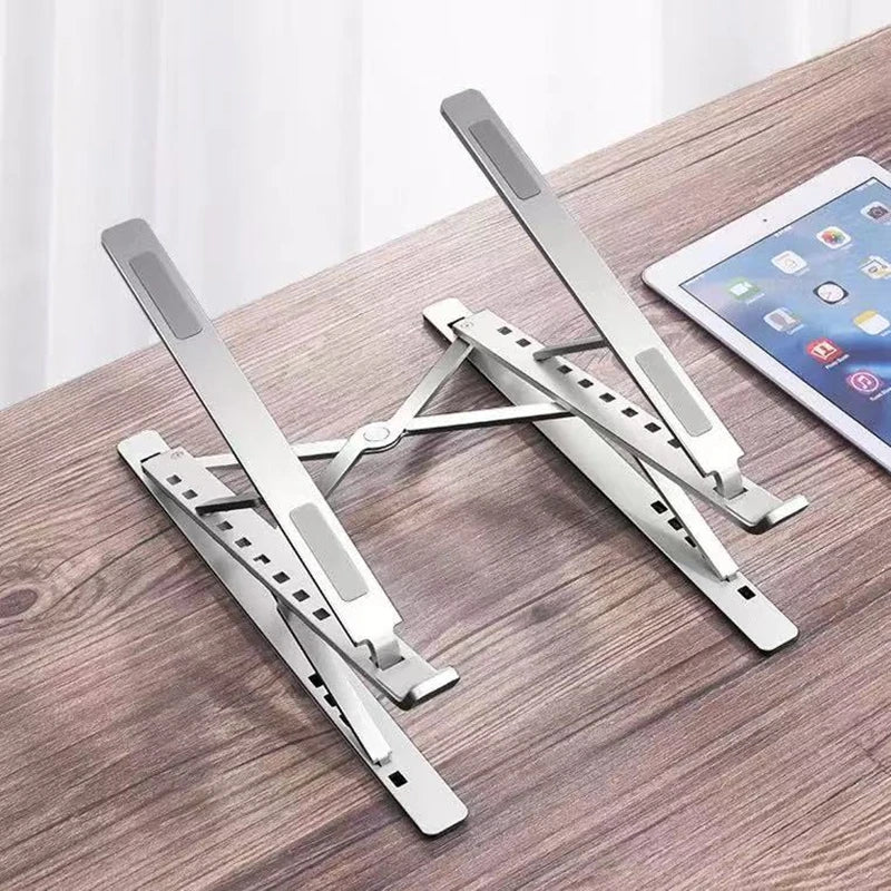 Foldable Aluminum Macbook Laptop Stand with Heat Dissipation