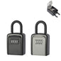 Zinc Alloy Key Lock Box with Hook, 4-Digit Combination
