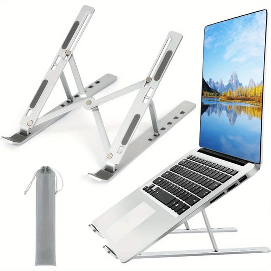 Soporte de Aluminio Ajustable para Laptop, 6 Niveles