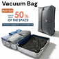 Vacuum Storage Bags for Travel Essentials, Compression Packing Cubes