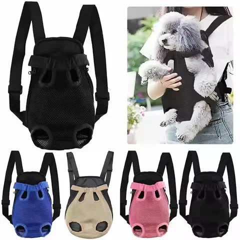Mochila Transpirable de Malla para Mascotas