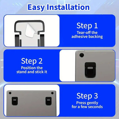 2PCS Mini Laptop Stand for Desk, Keyboard Stands, Portable Laptop Stand Foldable, Sleek Computer Notebook Holder